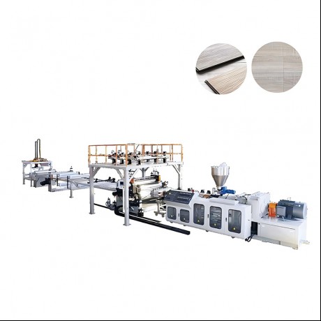 خط إنتاج الأرضيات الحجرية والبلاستيكية SPC من شركة Jwell Machinery China