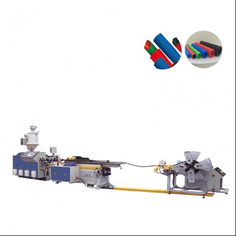 خط بثق الأنبوب المموج ذو الجدار الواحد PA/PE/PP/PVC